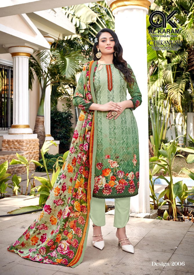 Al Karam Chikankari Vol 2 Wholesale Karachi Cotton Dress Material